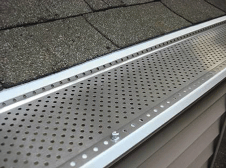perforated aluminum gutter guards